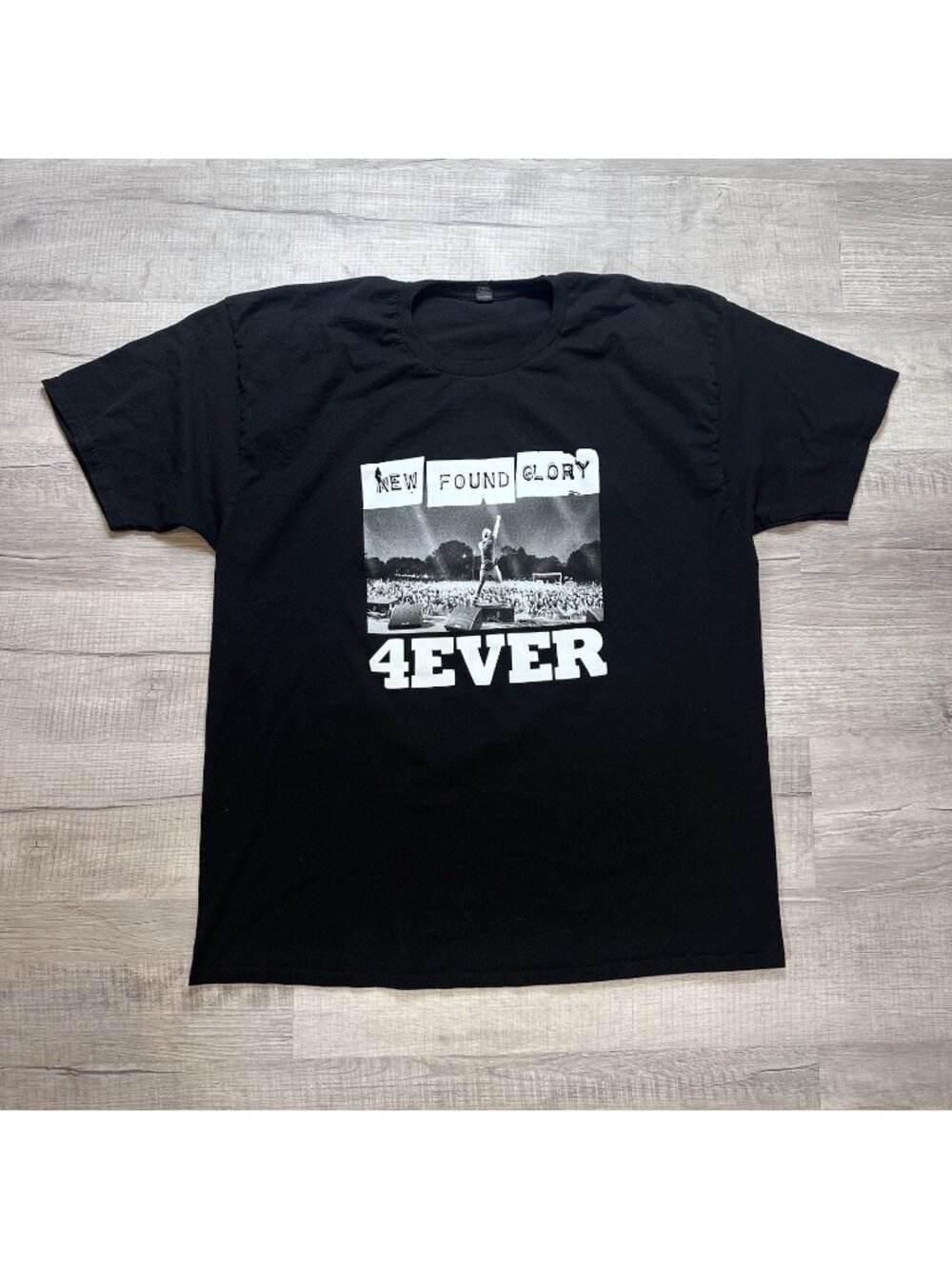 New Found Glory 4EVER Adult Size 3XL Graphic T-Shirt Black Pop-Funk Band Tee
